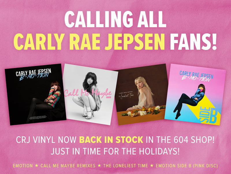 CRJ Vinyl Back In Stock!