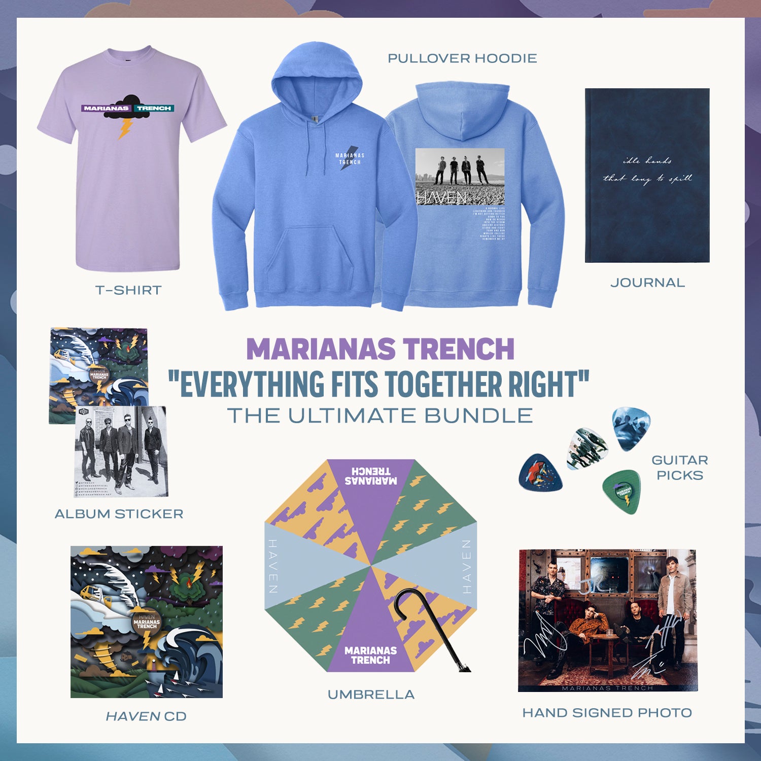 Haven ("Everything Fits Together Right" CD + Merch Bundle) Pre-Order